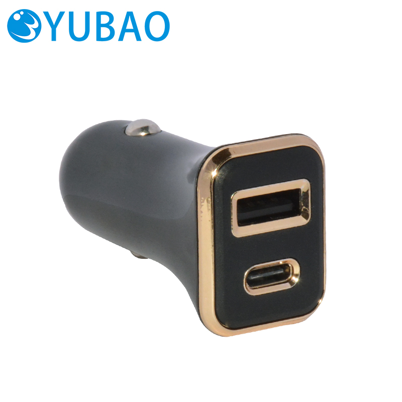 USB+TypeC接口車充
